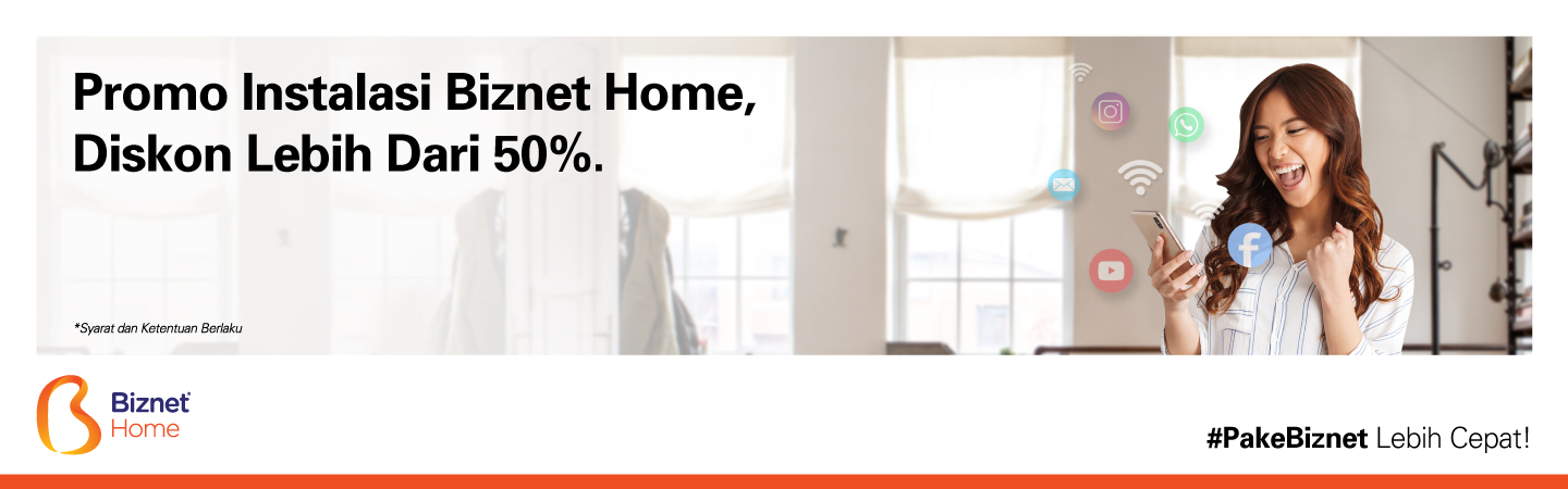 Promo Instalasi Biznet Home 250rb