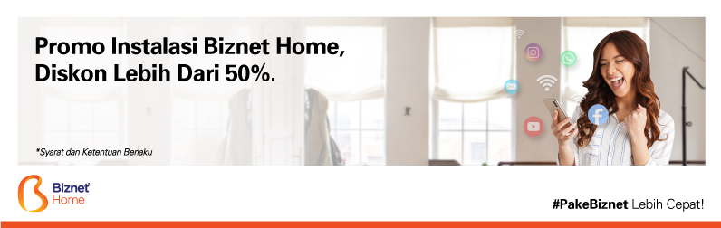 Promo Instalasi Biznet Home 250rb